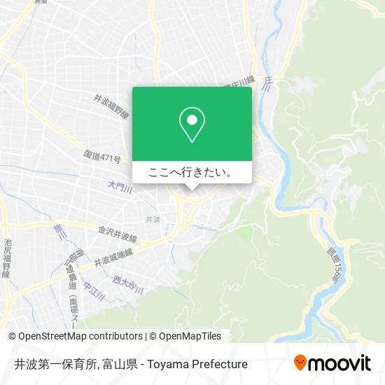 井波第一保育所地図