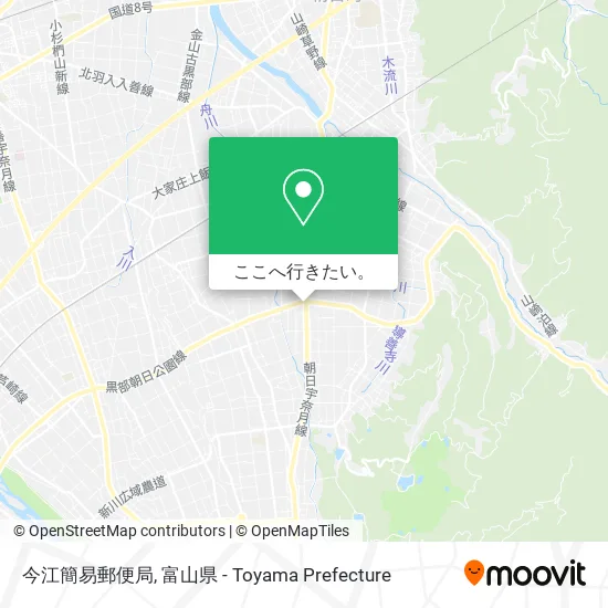 今江簡易郵便局地図