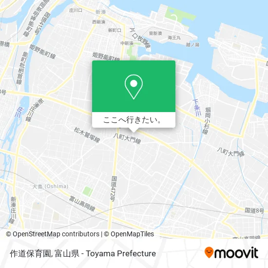 作道保育園地図