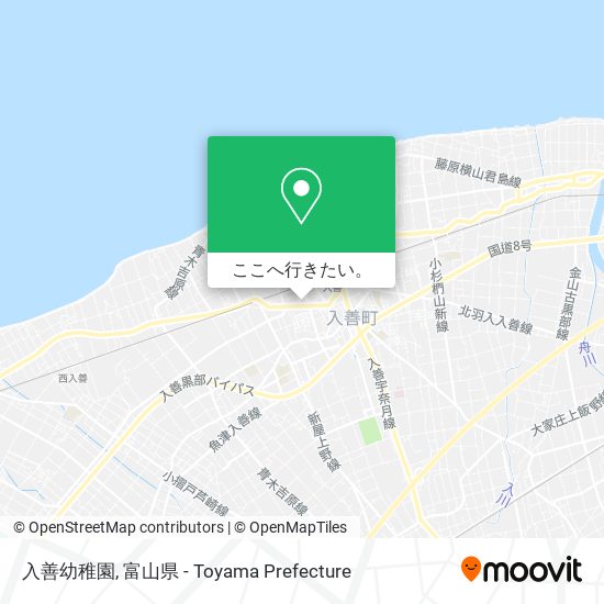 入善幼稚園地図