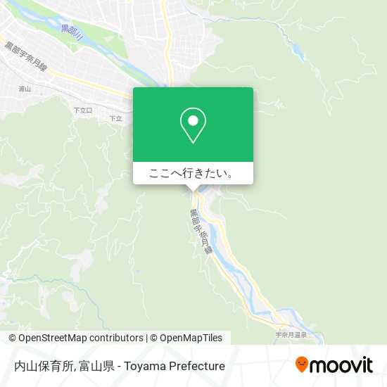 内山保育所地図