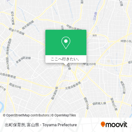 出町保育所地図