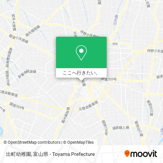 出町幼稚園地図