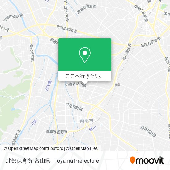 北部保育所地図