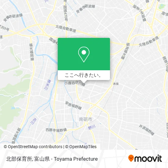 北部保育所地図