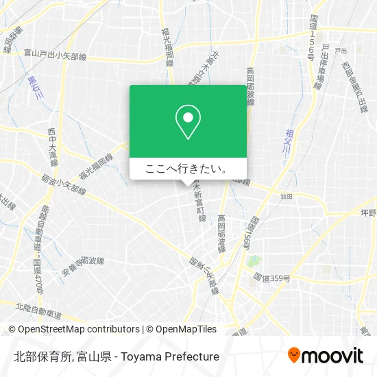 北部保育所地図