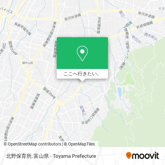 北野保育所地図