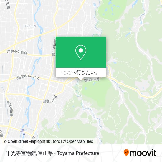 千光寺宝物館地図