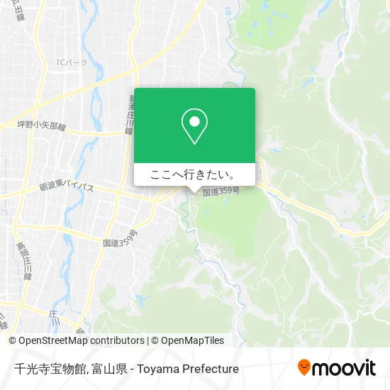 千光寺宝物館地図