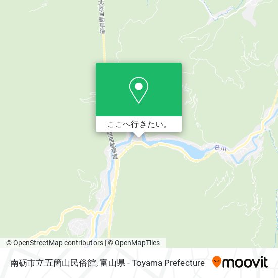 南砺市立五箇山民俗館地図