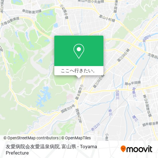 友愛病院会友愛温泉病院地図