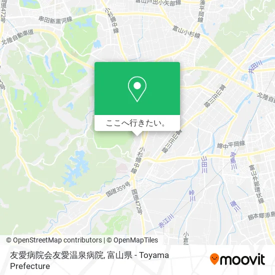 友愛病院会友愛温泉病院地図