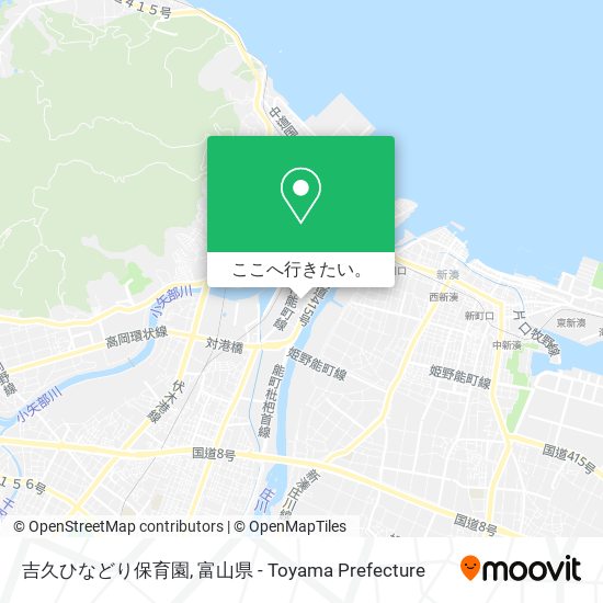 吉久ひなどり保育園地図