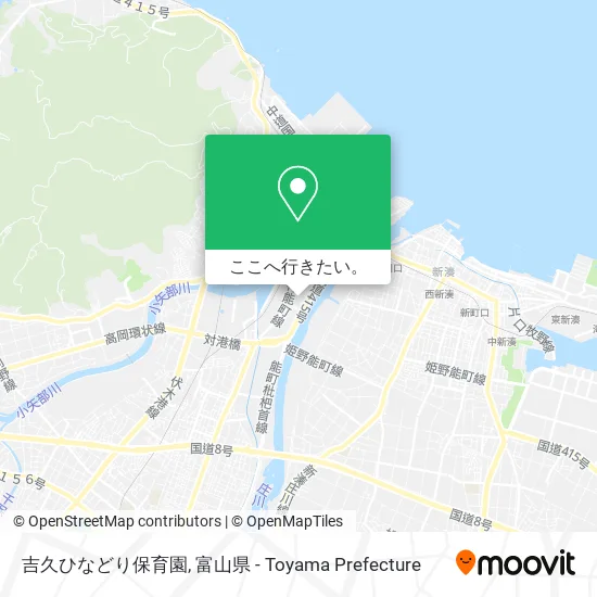 吉久ひなどり保育園地図
