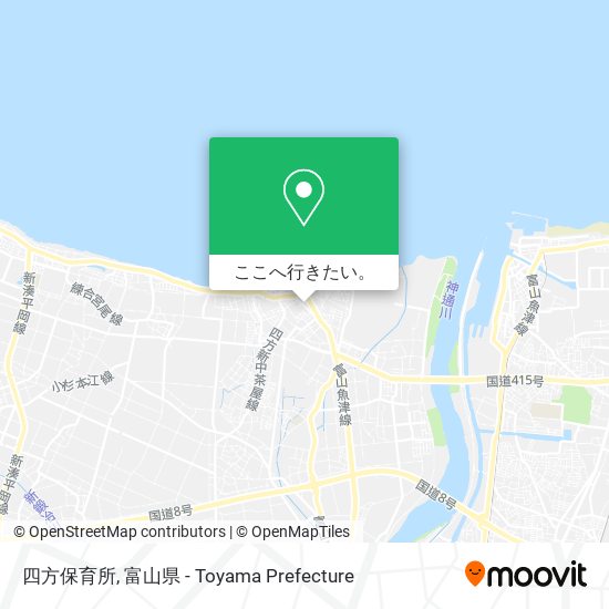 四方保育所地図