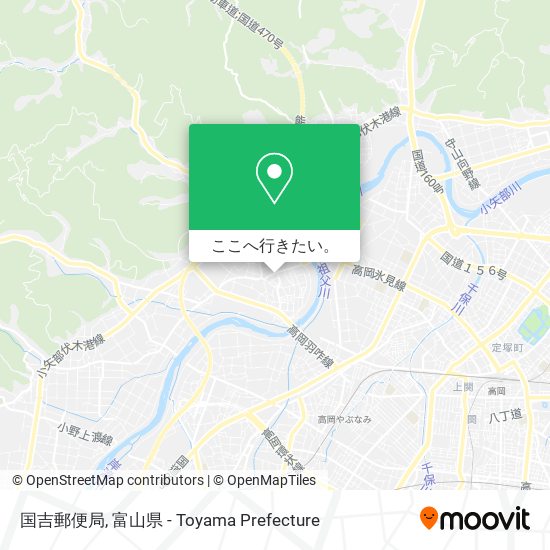 国吉郵便局地図