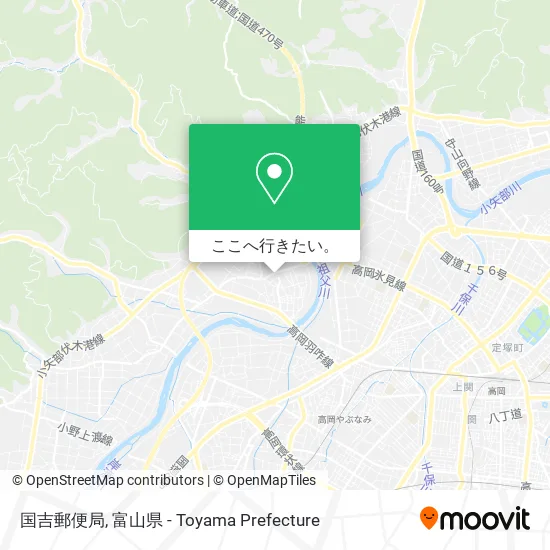国吉郵便局地図