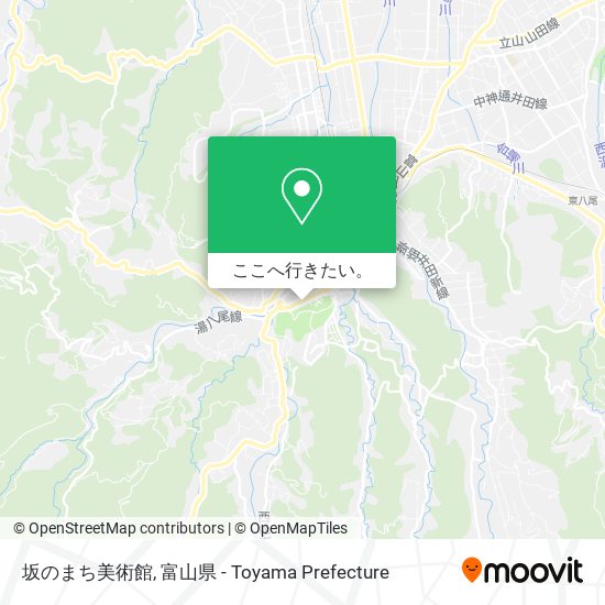 坂のまち美術館地図
