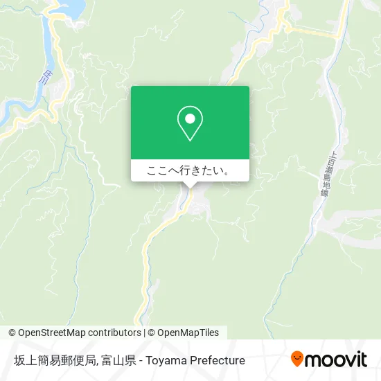 坂上簡易郵便局地図