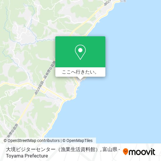 大境ビジターセンター（漁業生活資料館）地図