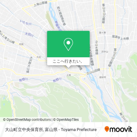 大山町立中央保育所地図