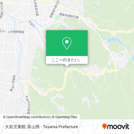 大岩児童館地図