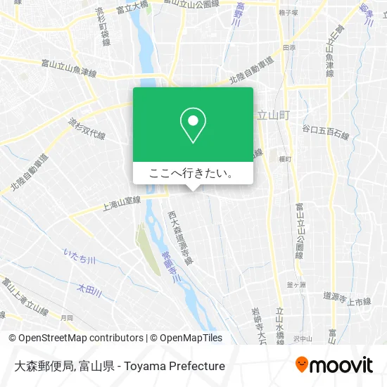 大森郵便局地図