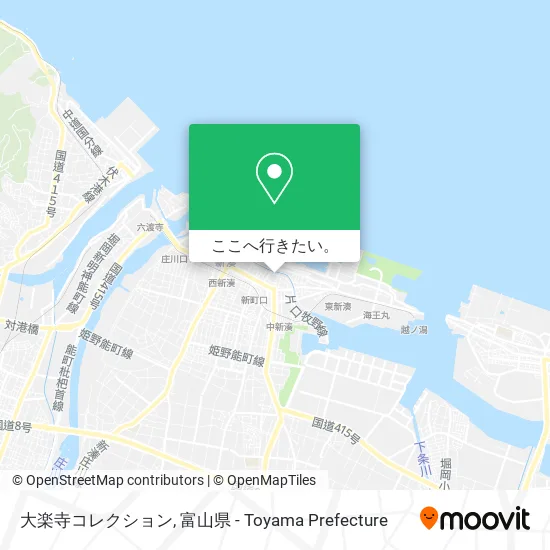 大楽寺コレクション地図