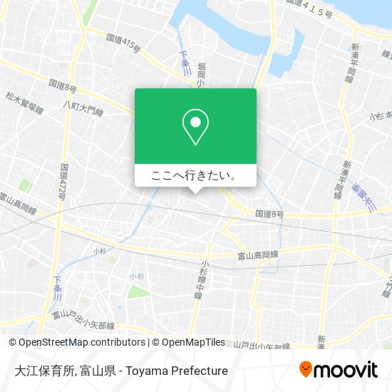 大江保育所地図