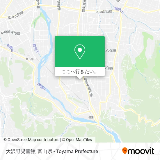 大沢野児童館地図