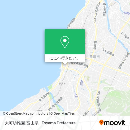 大町幼稚園地図