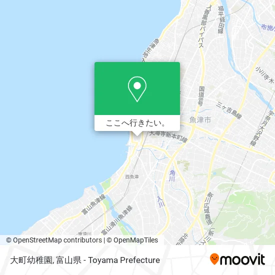 大町幼稚園地図