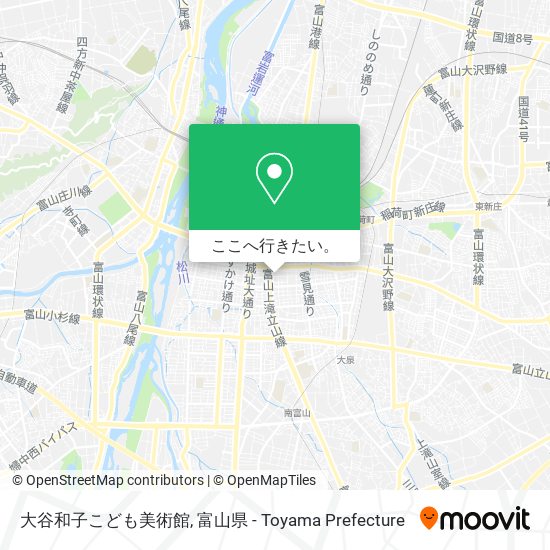 大谷和子こども美術館地図