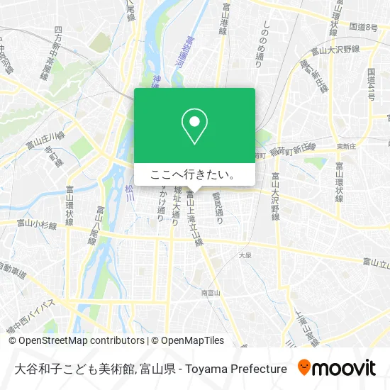 大谷和子こども美術館地図