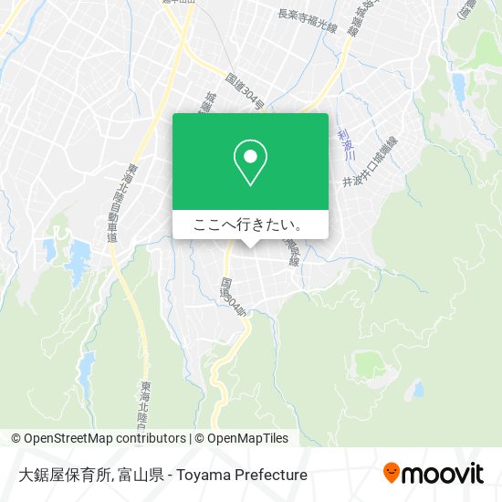 大鋸屋保育所地図