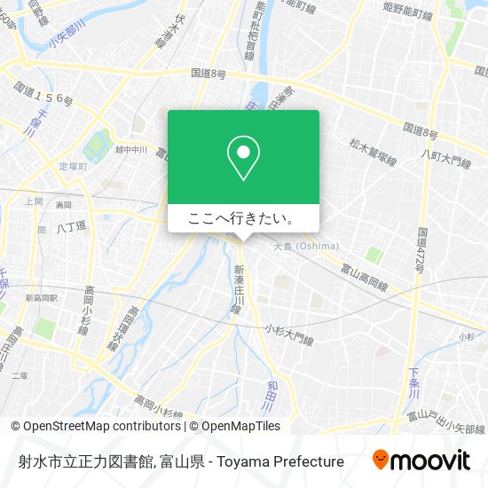 射水市立正力図書館地図