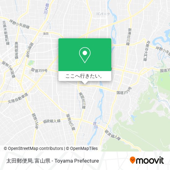 太田郵便局地図