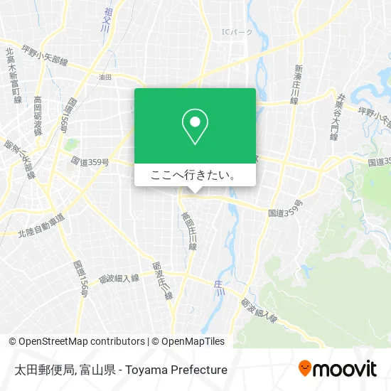 太田郵便局地図