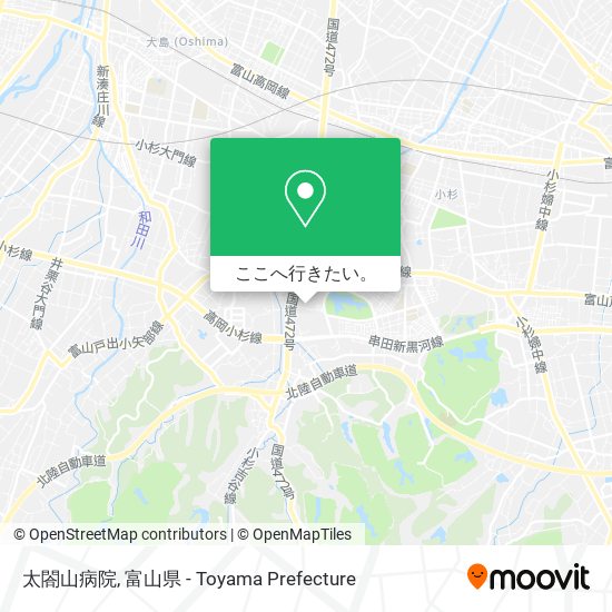 太閤山病院地図