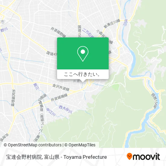宝達会野村病院地図
