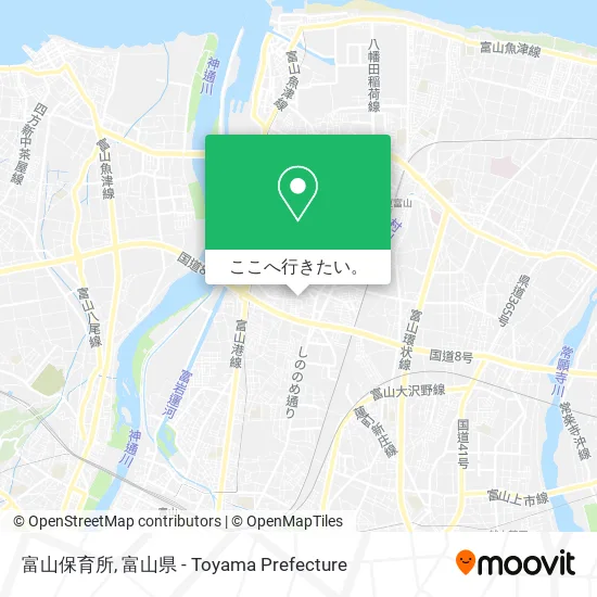 富山保育所地図