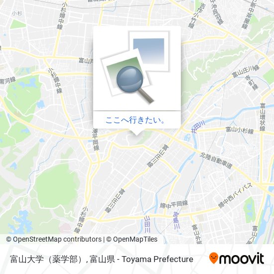 富山大学（薬学部）地図