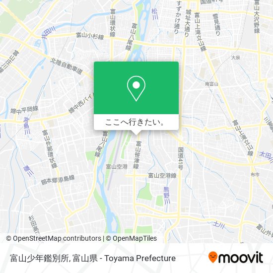 富山少年鑑別所地図