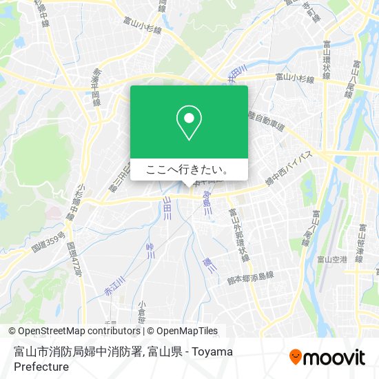 富山市消防局婦中消防署地図