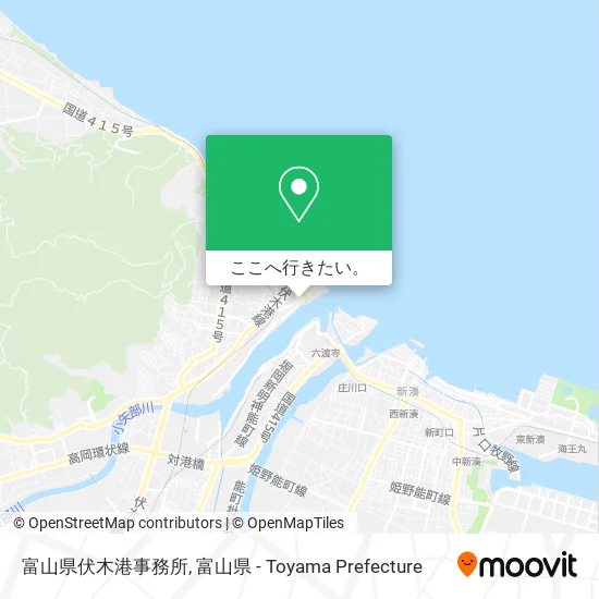 富山県伏木港事務所地図