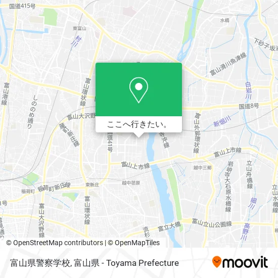 富山県警察学校地図