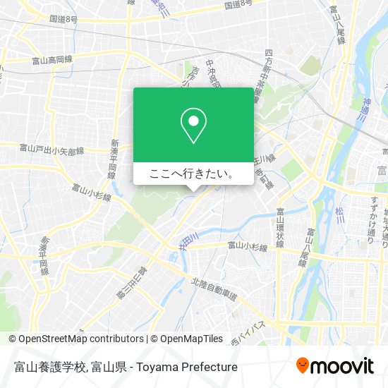 富山養護学校地図