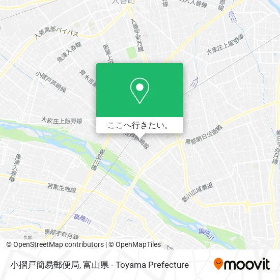 小摺戸簡易郵便局地図