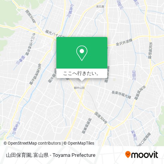 山田保育園地図