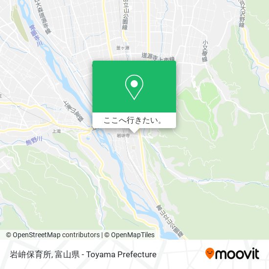 岩峅保育所地図